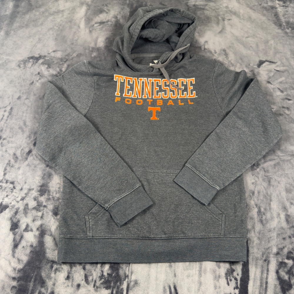 Fanatics Hoodie Mens Medium Gray Tennessee Football Volunteers Pullover 4056